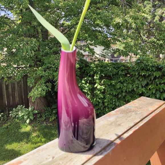 IKEA (90s) vintage | Okkso purple 💜 | handmade vase - Picture 14 of 15